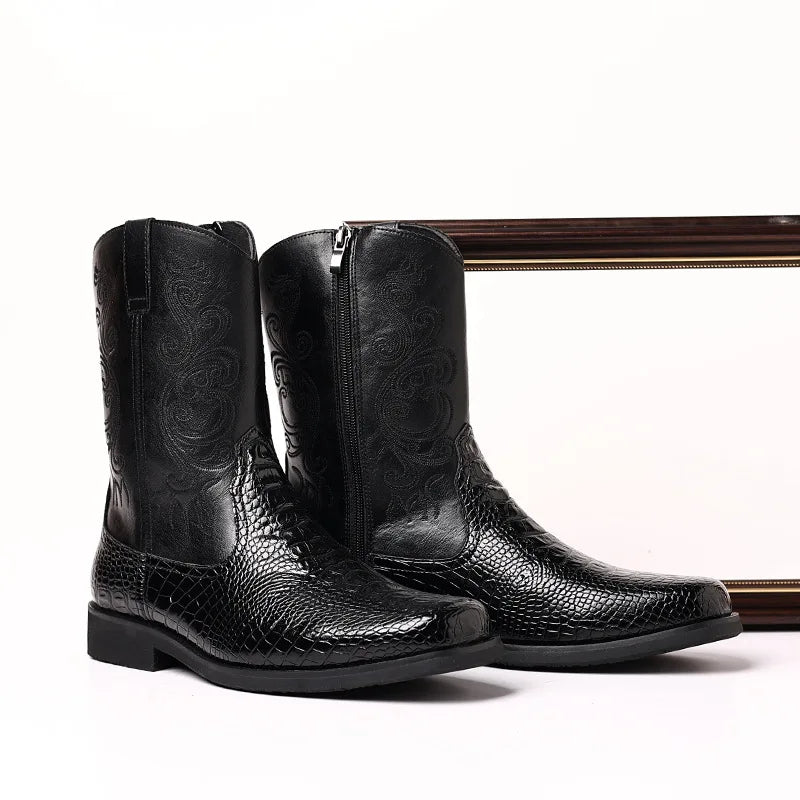 Botas Vaqueras Jinete Imperial para Hombre – Estilo Ecuestre Vintage