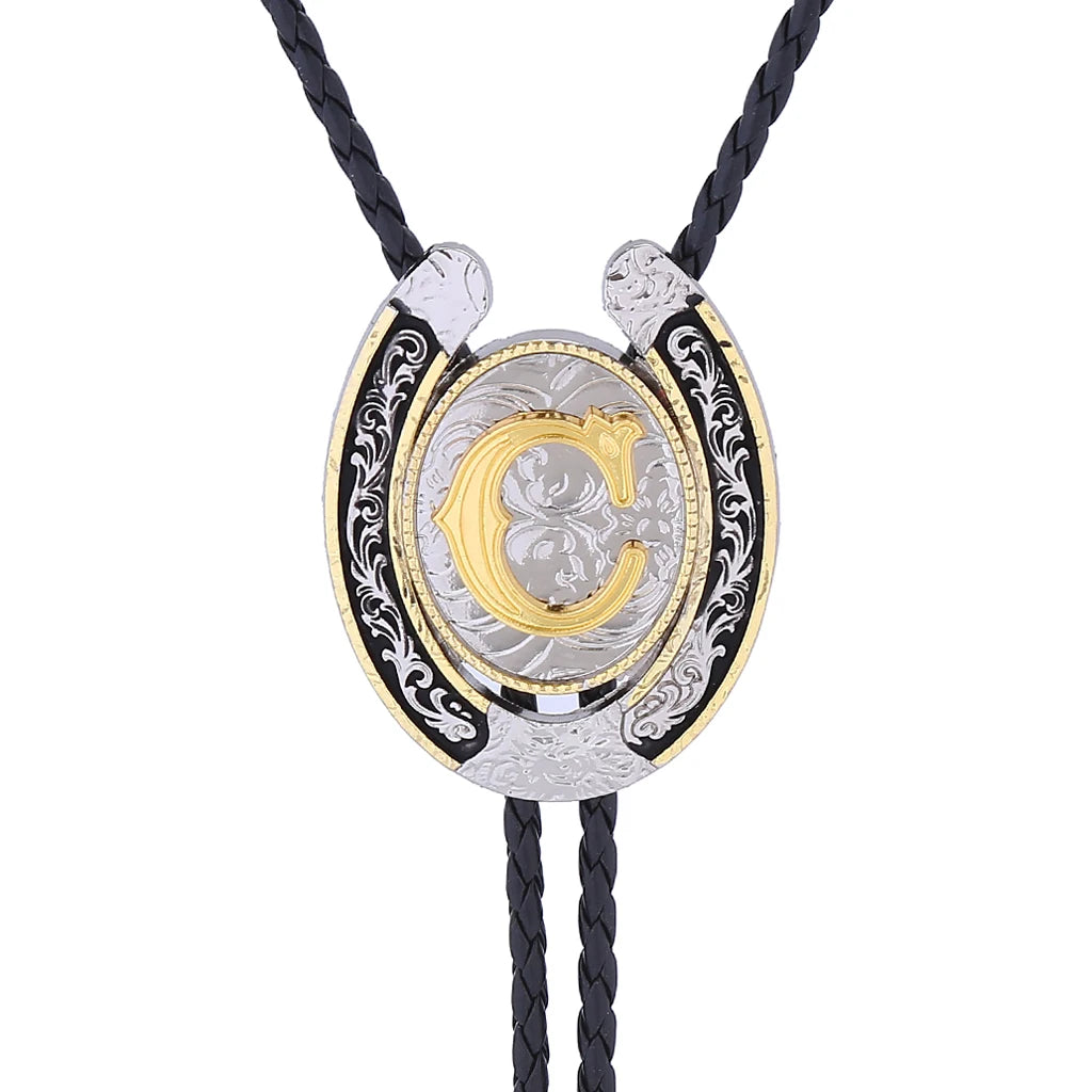 Corbata Vaquera "Herradura del Oeste" Bolo Tie Western Cowboy