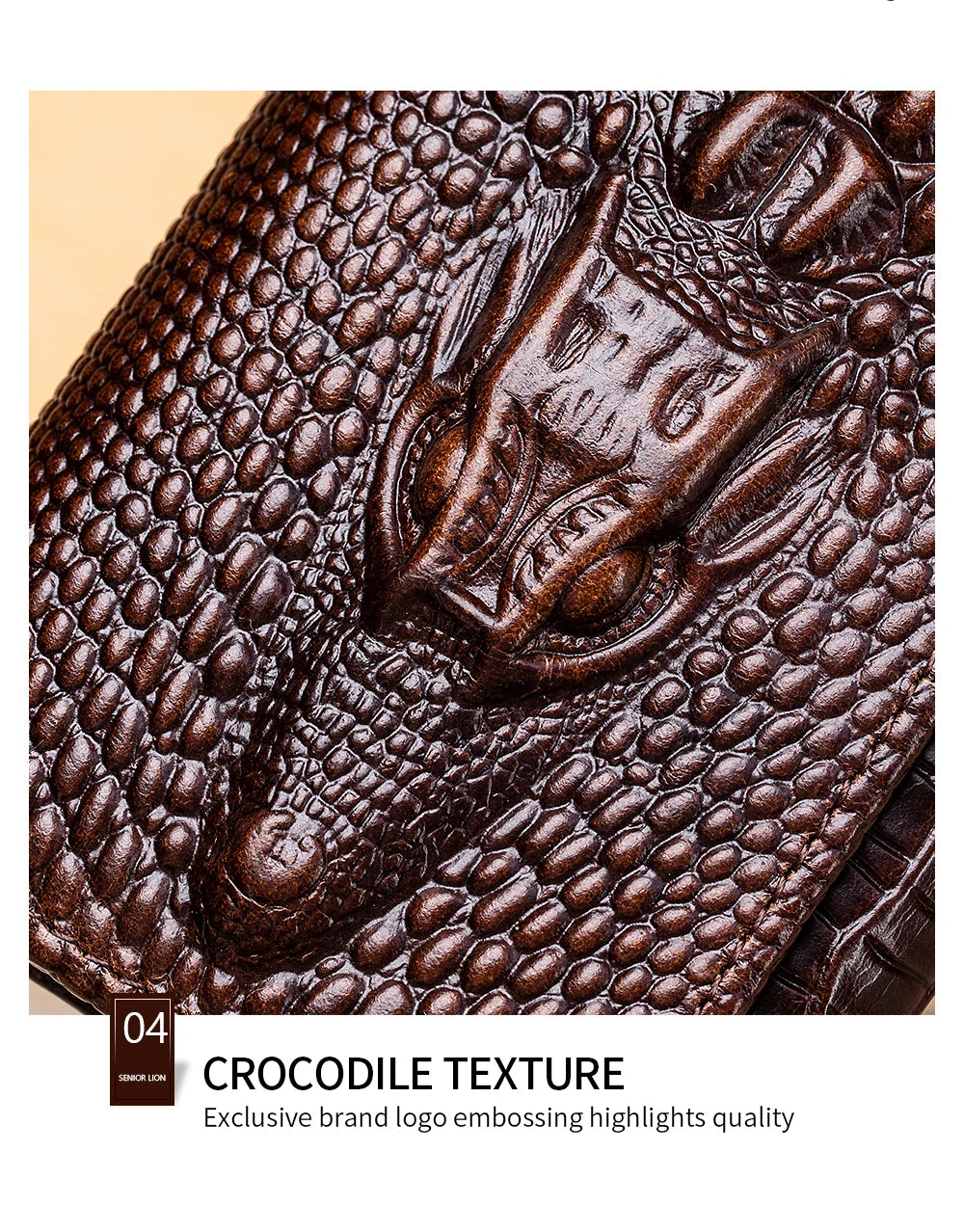 Cartera Caimán Noble™