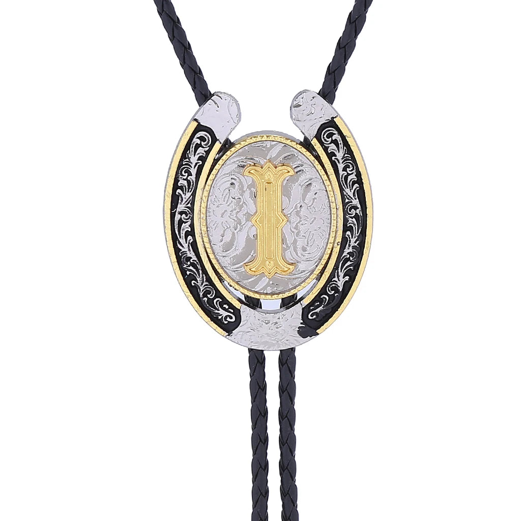 Corbata Vaquera "Herradura del Oeste" Bolo Tie Western Cowboy