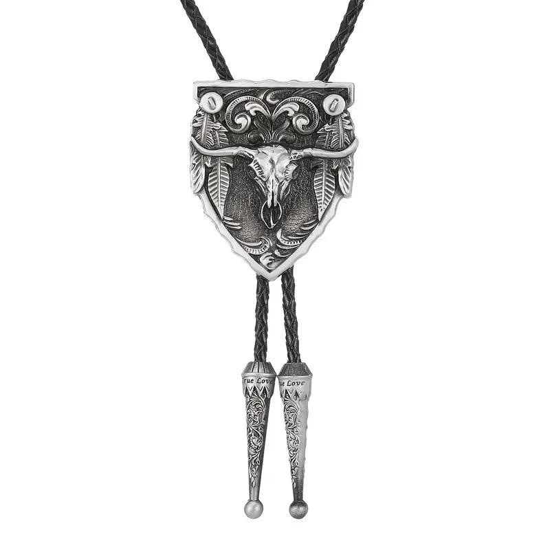 Corbata Vaquera Bolo Tie Cabeza de Toro Western Premium