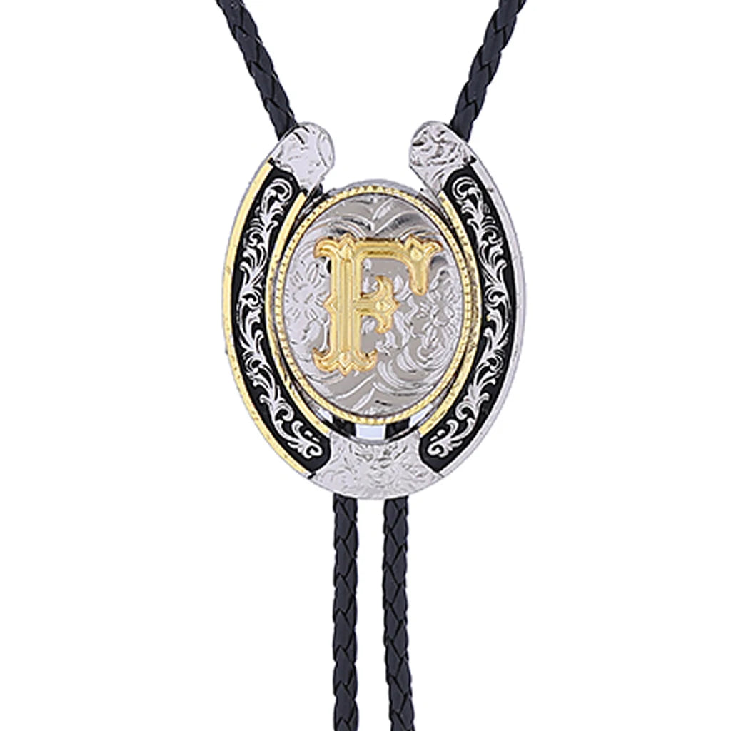 Corbata Vaquera "Herradura del Oeste" Bolo Tie Western Cowboy