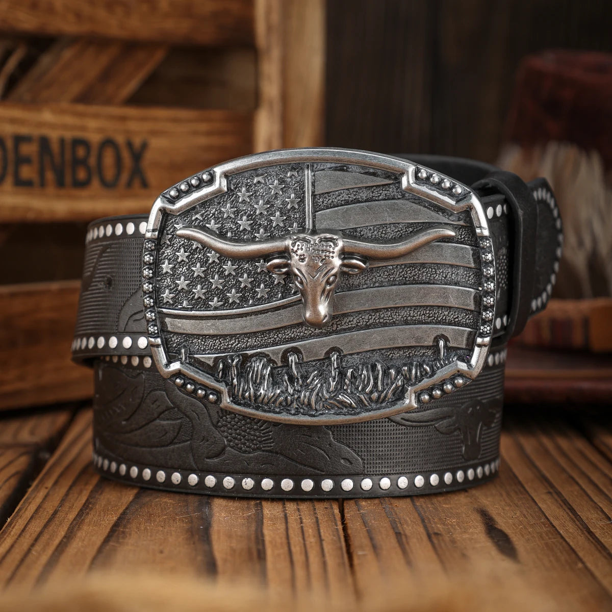 Cinturón Vaquero Heritage Denim | Estilo Western Vintage