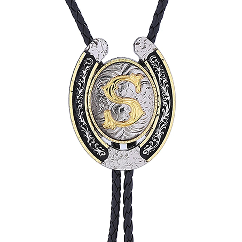 Corbata Vaquera "Herradura del Oeste" Bolo Tie Western Cowboy