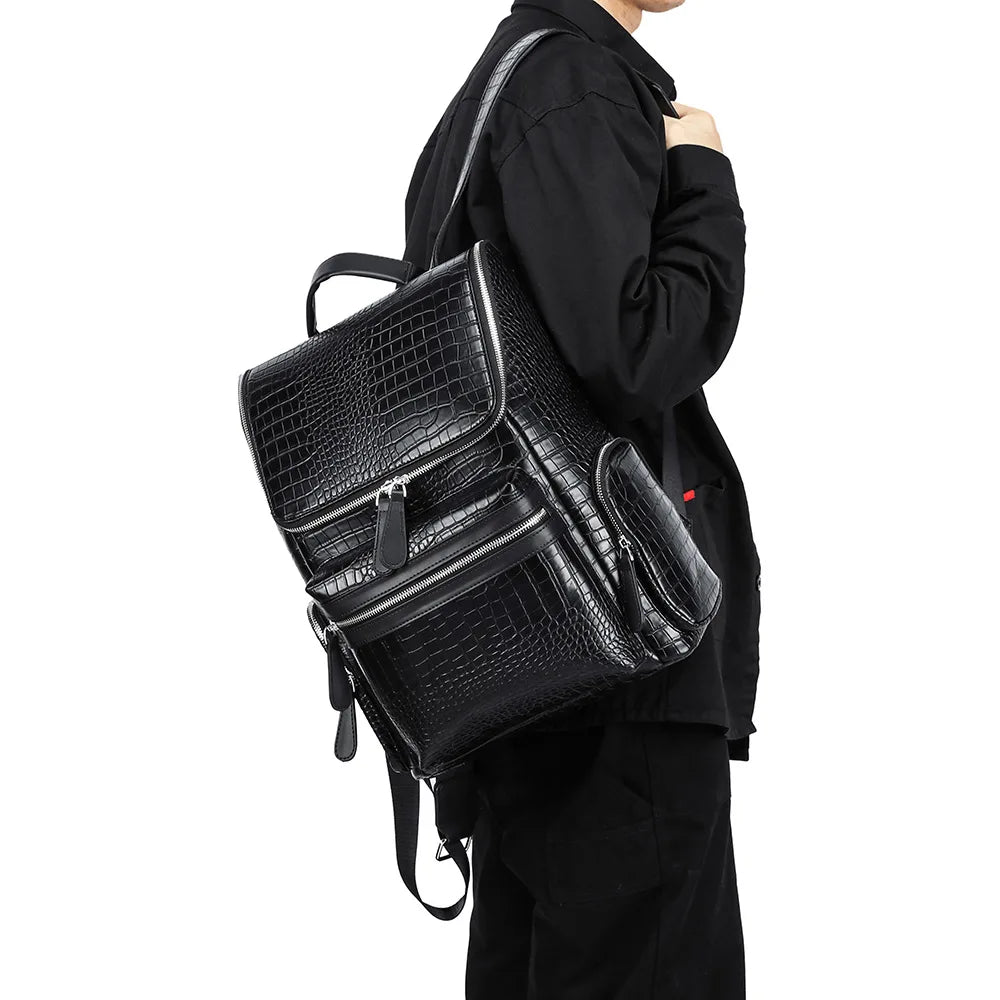 Mochila Caballero Caimán – Gran Capacidad para Negocios y Viajes