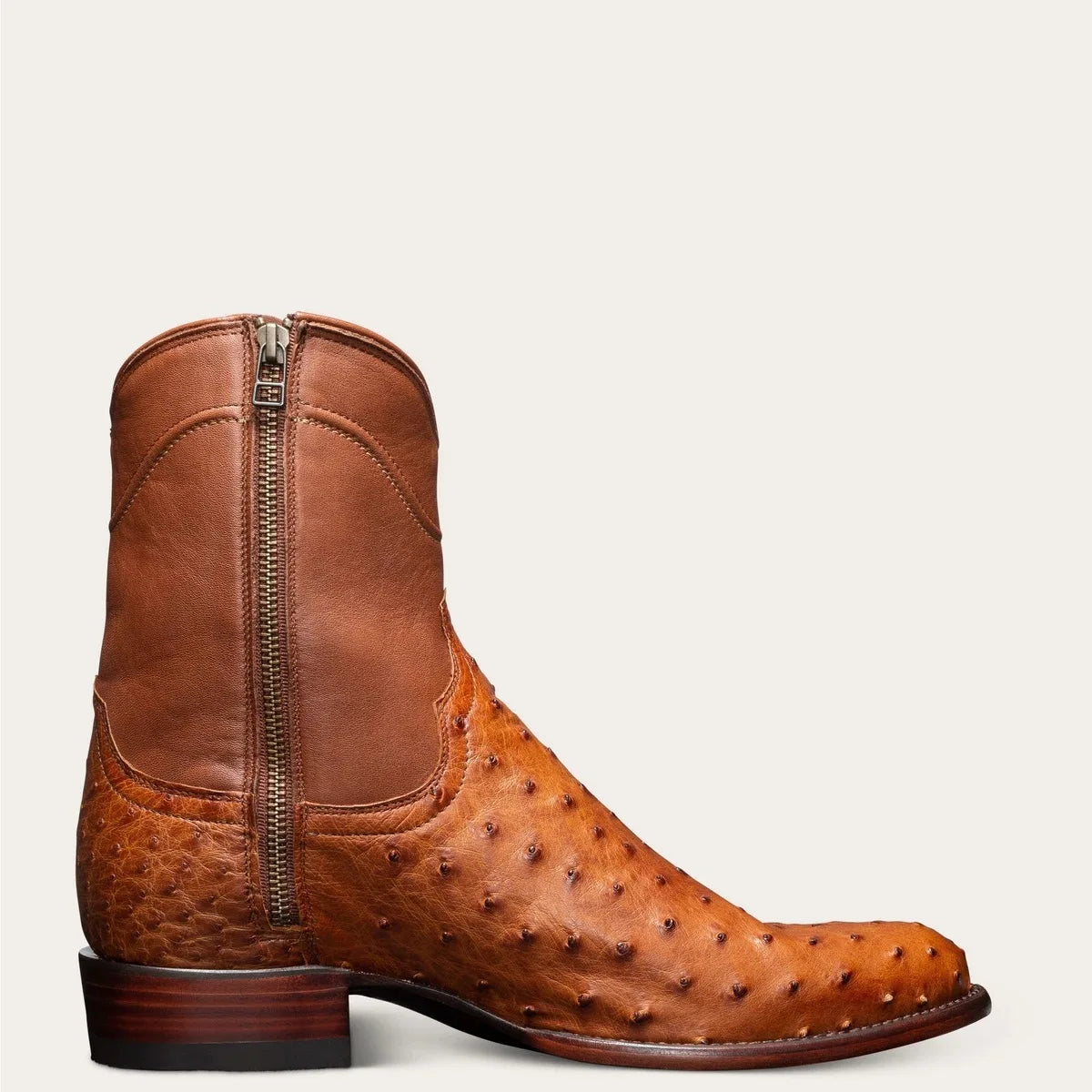 Botas Vaqueras Fortaleza Bravo para Hombre – Estilo Western con Cremallera Lateral