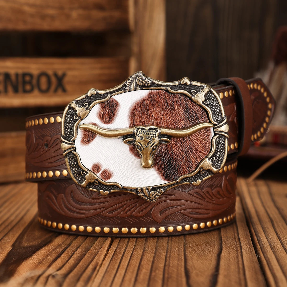 Cinturón Cowboy Denim Vintage | Estilo Western para el Día a Día