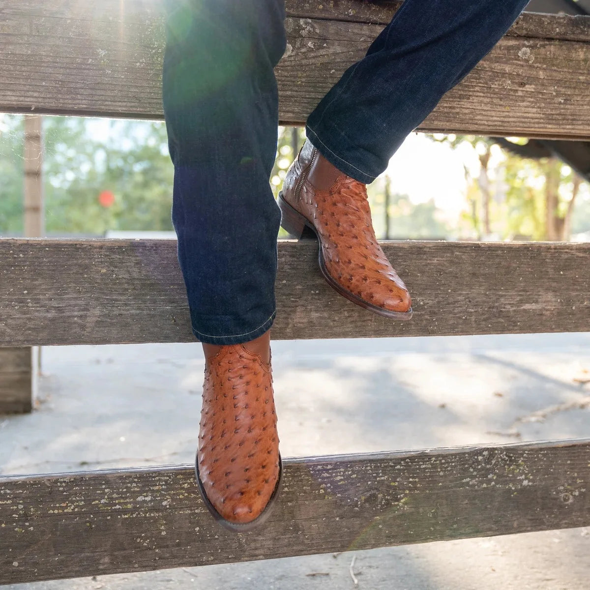 Botas Vaqueras Fortaleza Bravo para Hombre – Estilo Western con Cremallera Lateral
