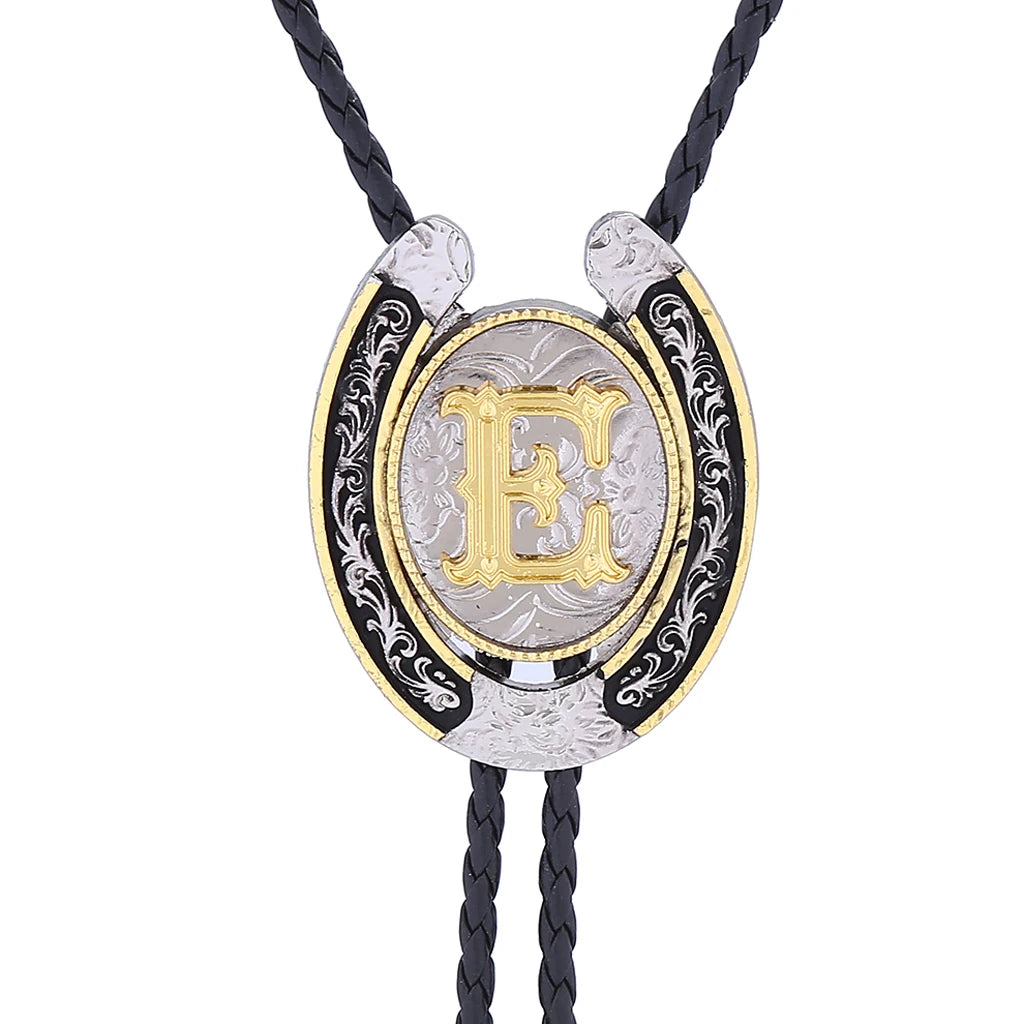 Corbata Vaquera "Herradura del Oeste" Bolo Tie Western Cowboy