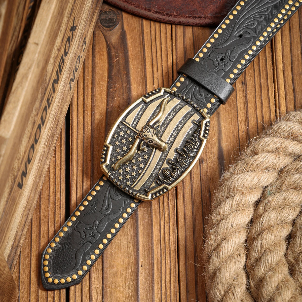 Cinturón Vaquero Heritage Denim | Estilo Western Vintage