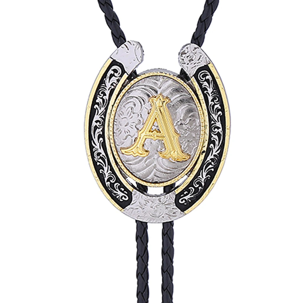 Corbata Vaquera "Herradura del Oeste" Bolo Tie Western Cowboy