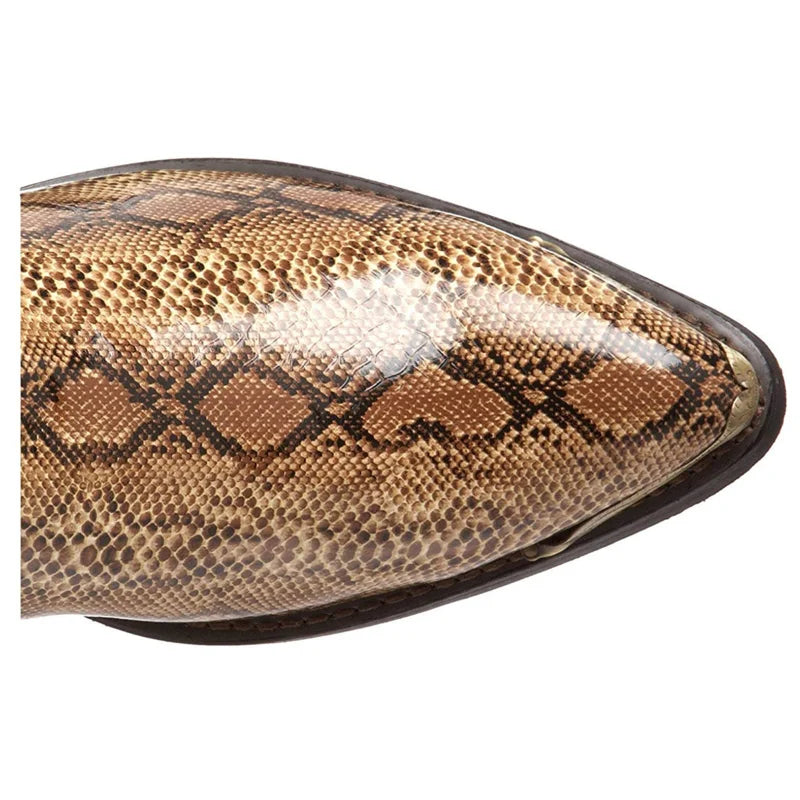 Botas Vaqueras "Serpiente Brava" – Cowboy Western de Media Caña