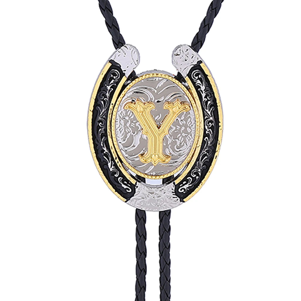 Corbata Vaquera "Herradura del Oeste" Bolo Tie Western Cowboy