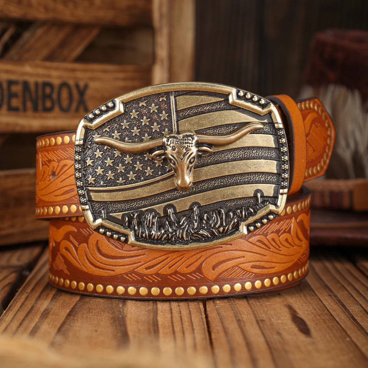 Cinturón Vaquero Heritage Denim | Estilo Western Vintage