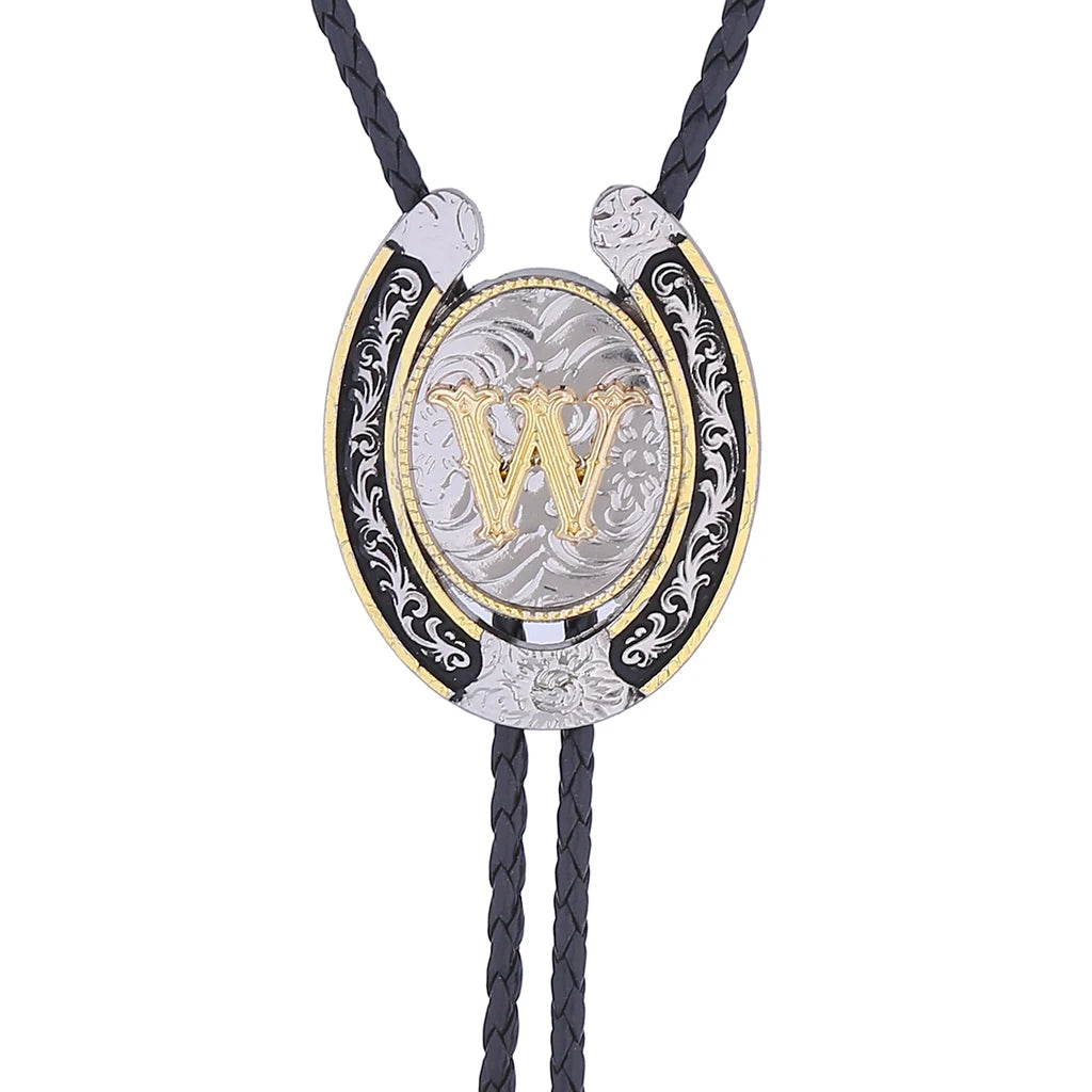Corbata Vaquera "Herradura del Oeste" Bolo Tie Western Cowboy