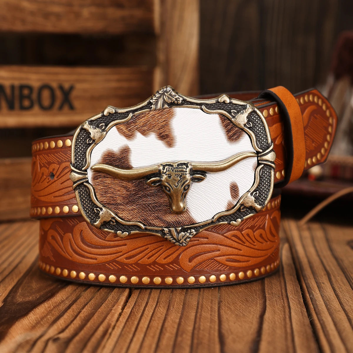 Cinturón Cowboy Denim Vintage | Estilo Western para el Día a Día