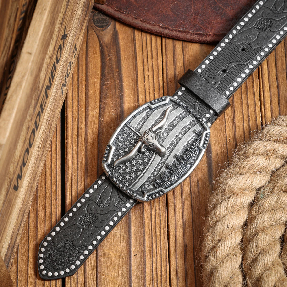 Cinturón Vaquero Heritage Denim | Estilo Western Vintage