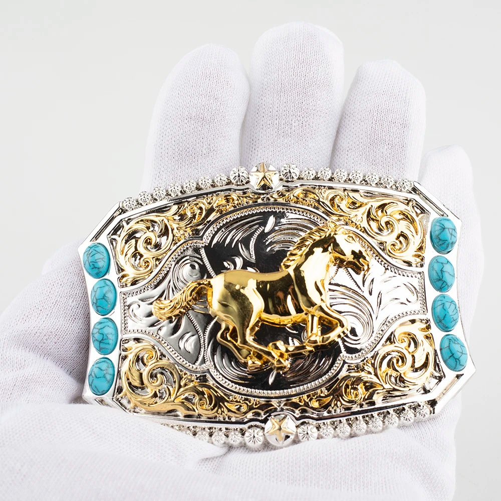 Hebilla Caballo Dorado Royale