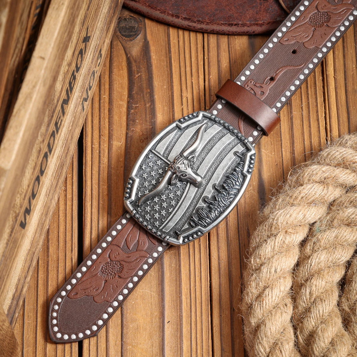 Cinturón Vaquero Heritage Denim | Estilo Western Vintage