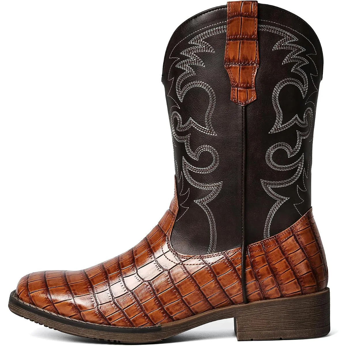 Botas Vaqueras Corazón Ranchero para Hombre – Cowboy Clásicas Bordadas