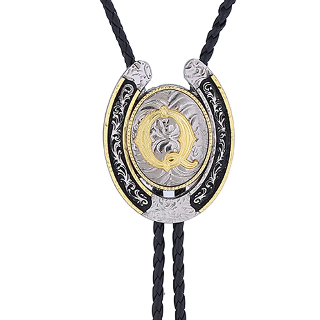 Corbata Vaquera "Herradura del Oeste" Bolo Tie Western Cowboy