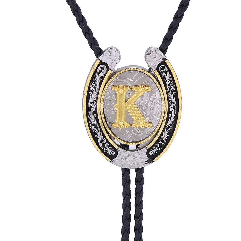 Corbata Vaquera "Herradura del Oeste" Bolo Tie Western Cowboy