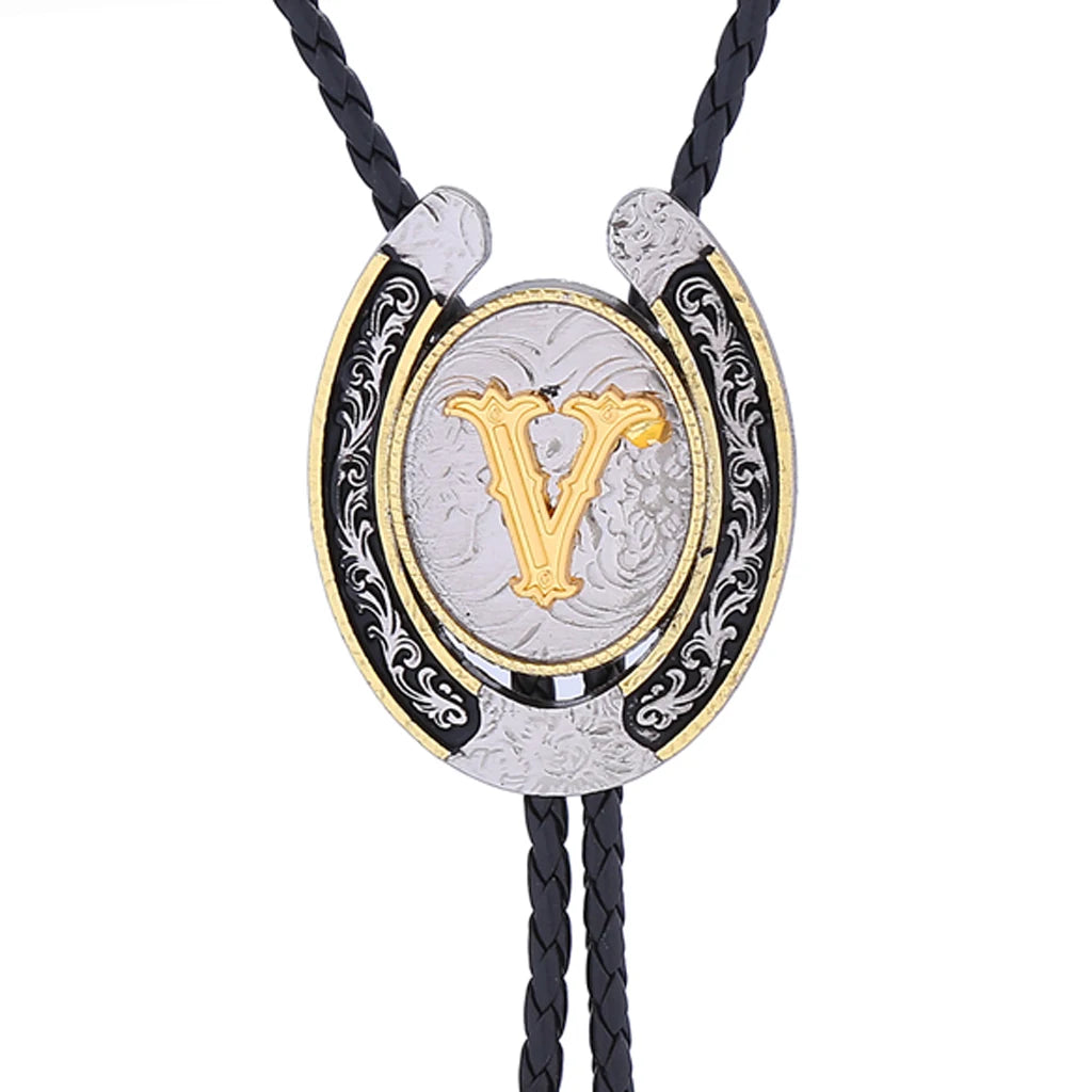 Corbata Vaquera "Herradura del Oeste" Bolo Tie Western Cowboy