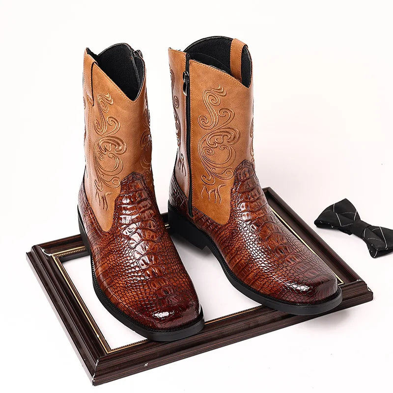 Botas Vaqueras Jinete Imperial para Hombre – Estilo Ecuestre Vintage