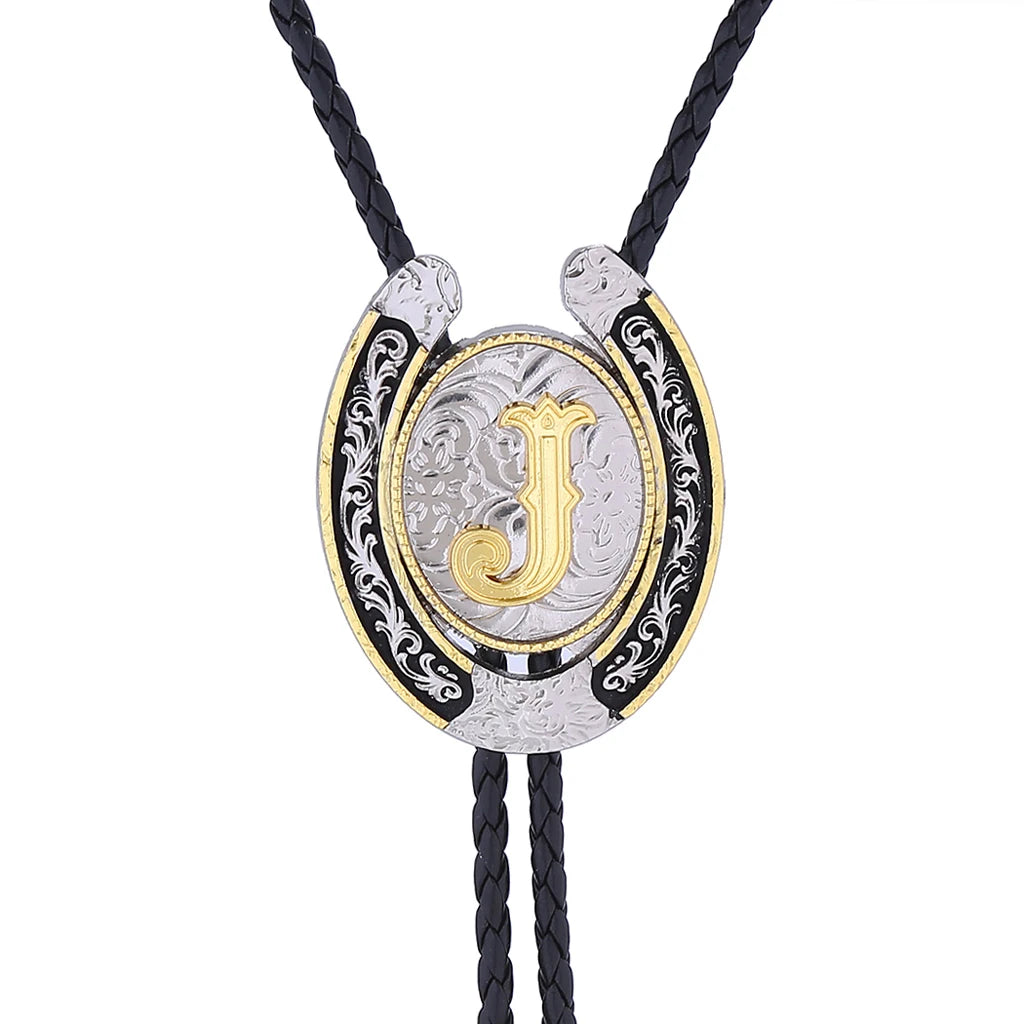 Corbata Vaquera "Herradura del Oeste" Bolo Tie Western Cowboy