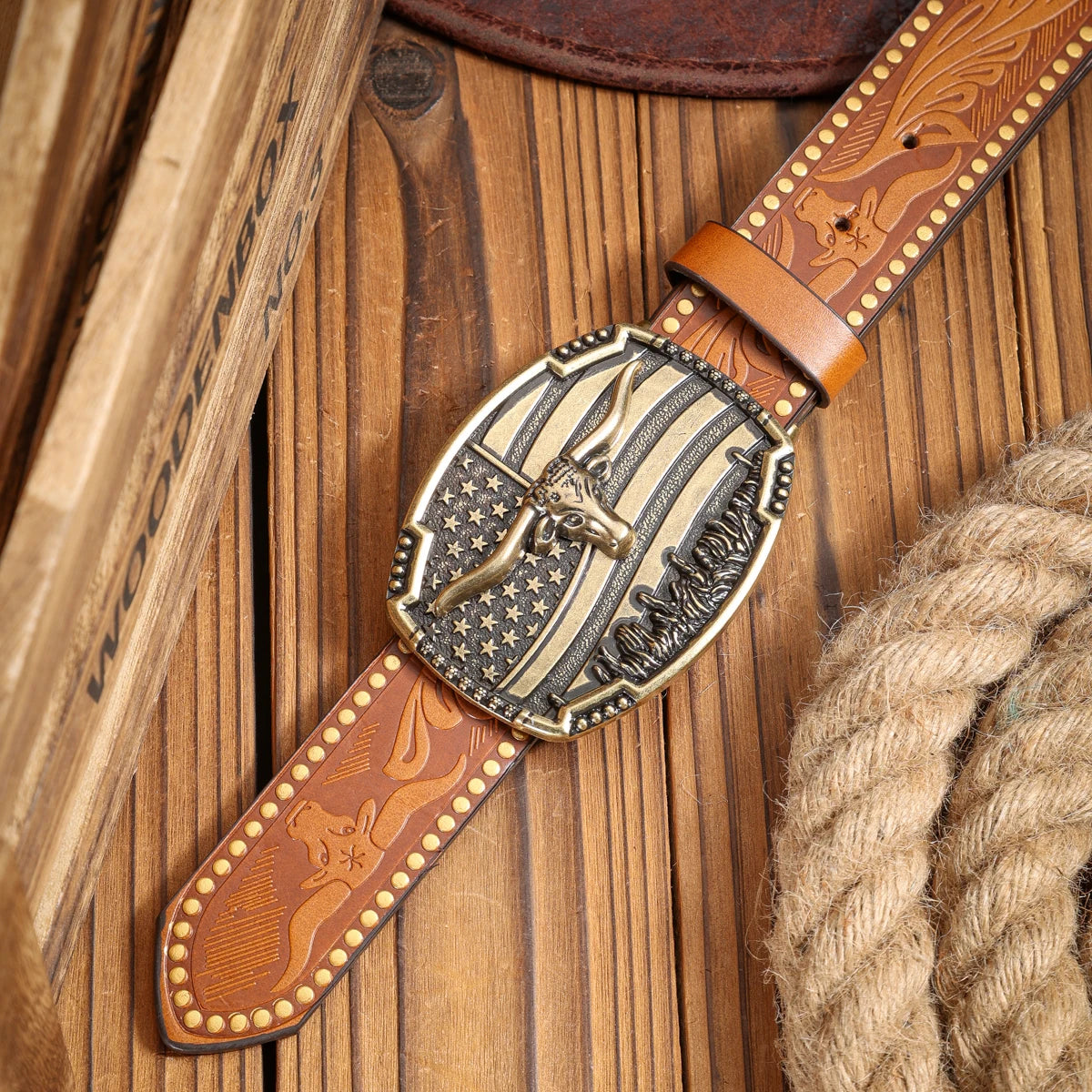 Cinturón Vaquero Heritage Denim | Estilo Western Vintage
