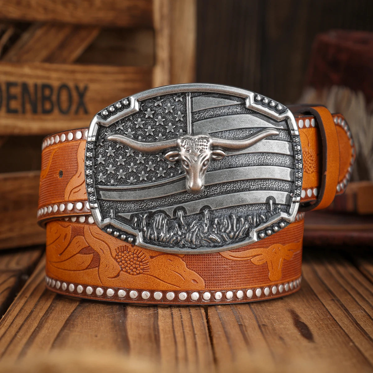 Cinturón Vaquero Heritage Denim | Estilo Western Vintage