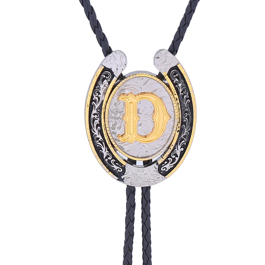 Corbata Vaquera "Herradura del Oeste" Bolo Tie Western Cowboy
