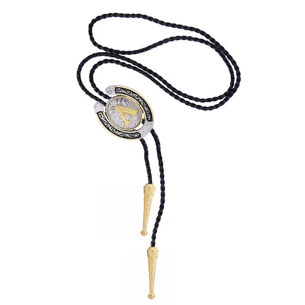 Corbata Vaquera "Herradura del Oeste" Bolo Tie Western Cowboy