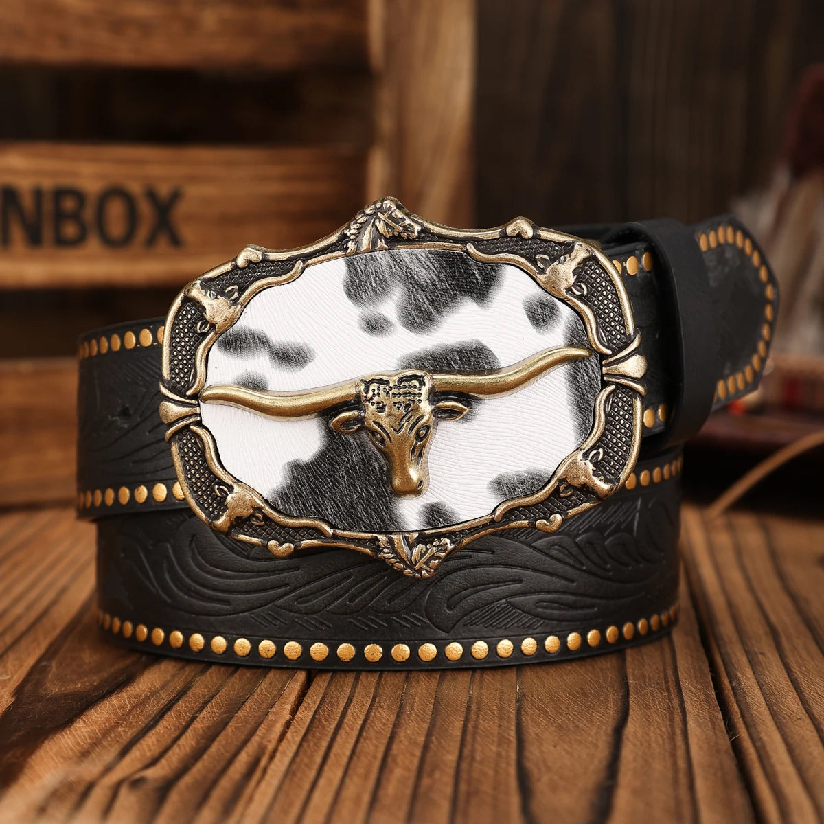 Cinturón Cowboy Denim Vintage | Estilo Western para el Día a Día