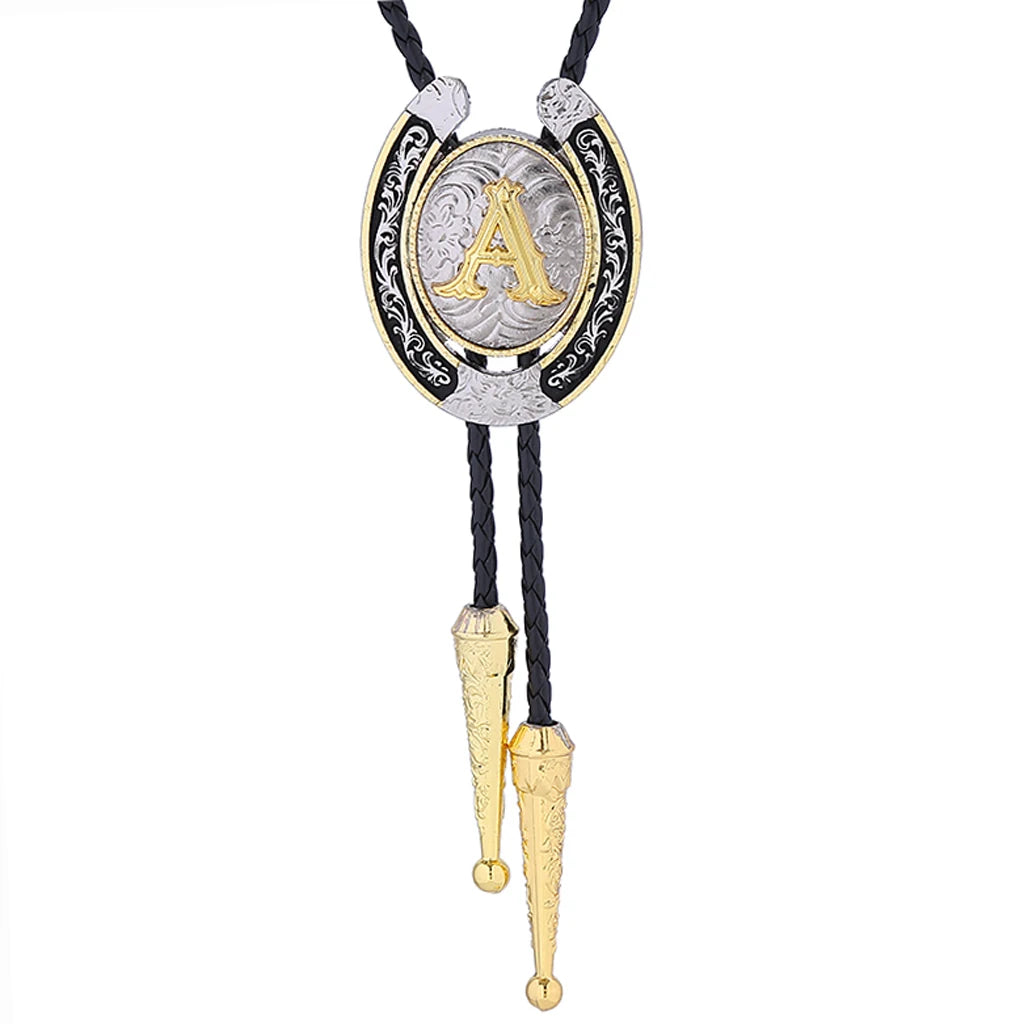 Corbata Vaquera "Herradura del Oeste" Bolo Tie Western Cowboy