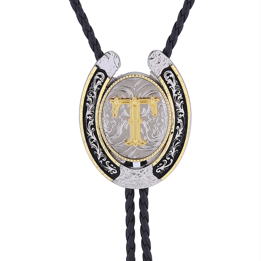 Corbata Vaquera "Herradura del Oeste" Bolo Tie Western Cowboy