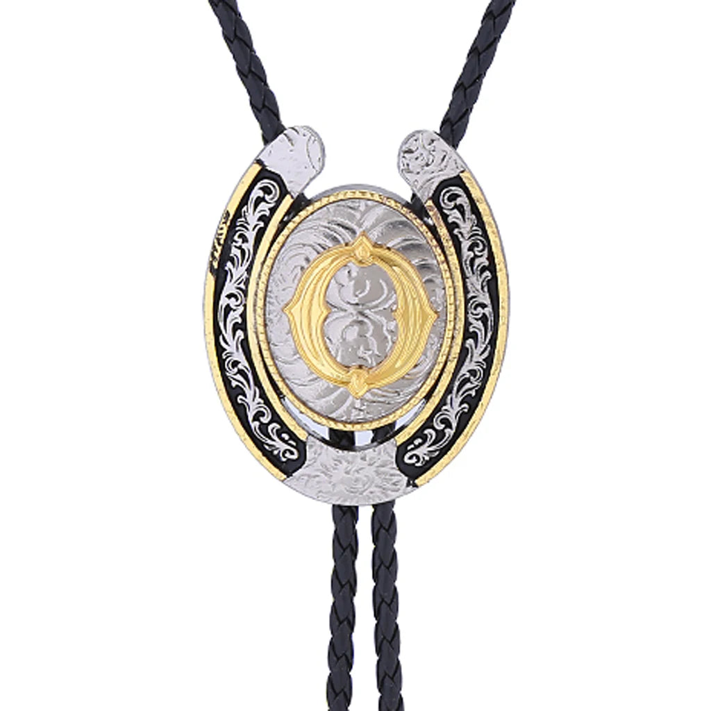 Corbata Vaquera "Herradura del Oeste" Bolo Tie Western Cowboy