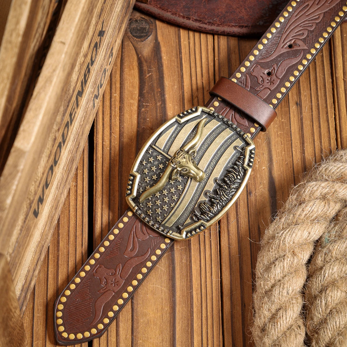 Cinturón Vaquero Heritage Denim | Estilo Western Vintage