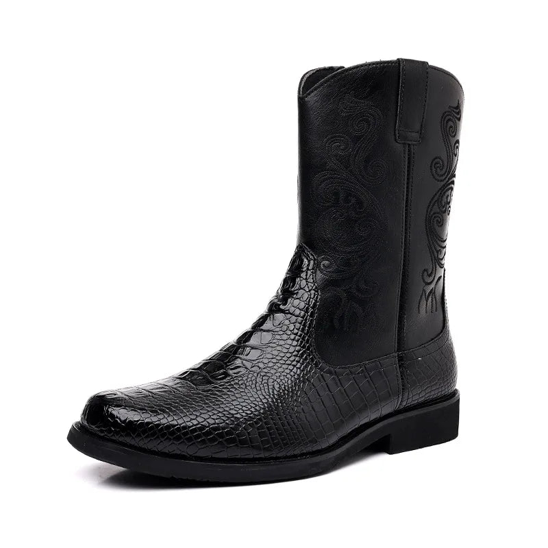Botas Vaqueras Jinete Imperial para Hombre – Estilo Ecuestre Vintage