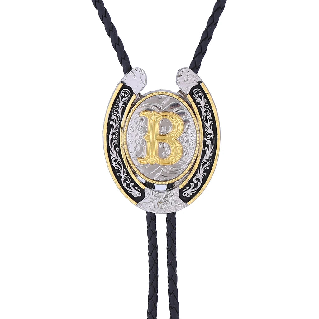 Corbata Vaquera "Herradura del Oeste" Bolo Tie Western Cowboy