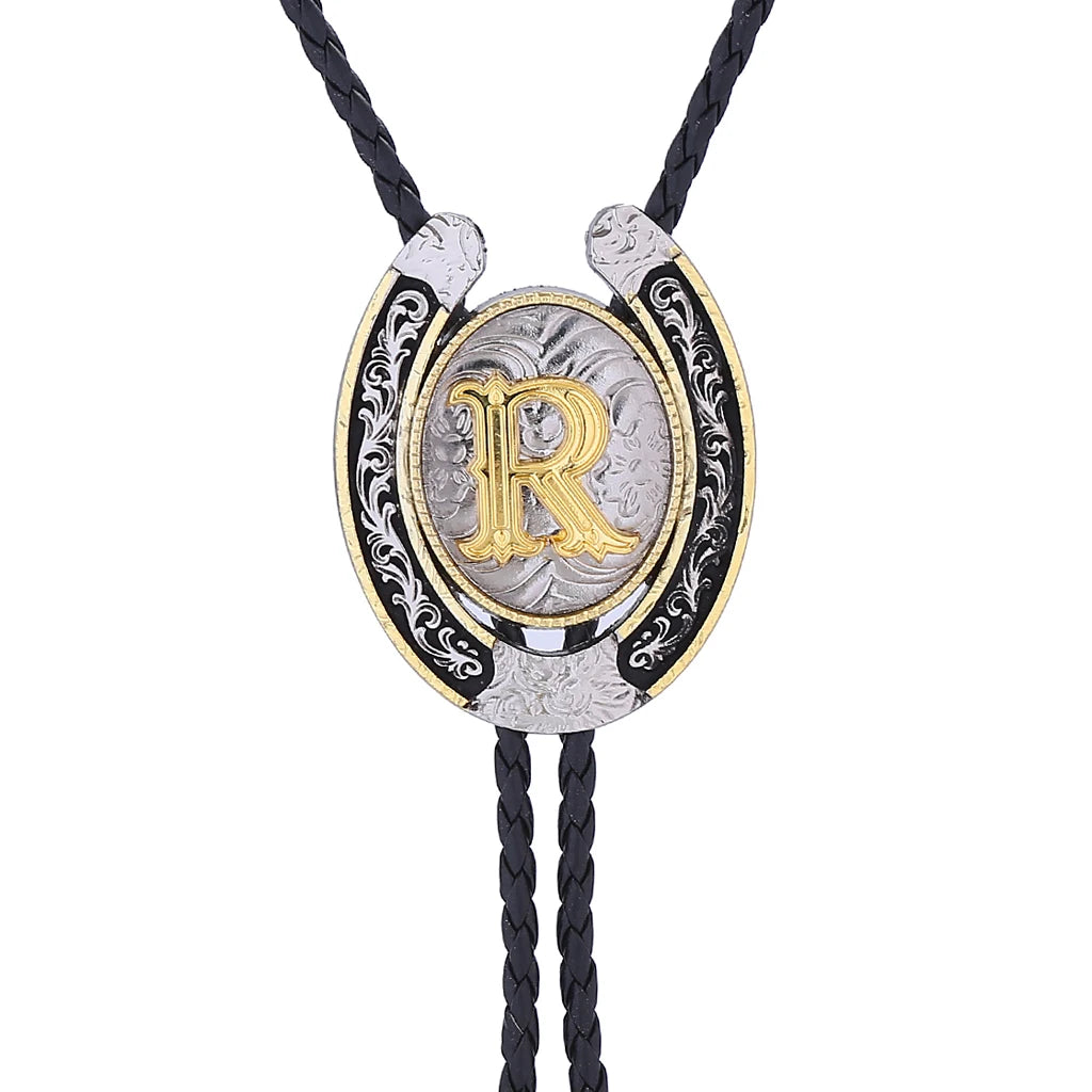 Corbata Vaquera "Herradura del Oeste" Bolo Tie Western Cowboy