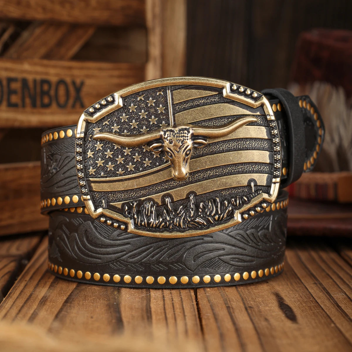 Cinturón Vaquero Heritage Denim | Estilo Western Vintage