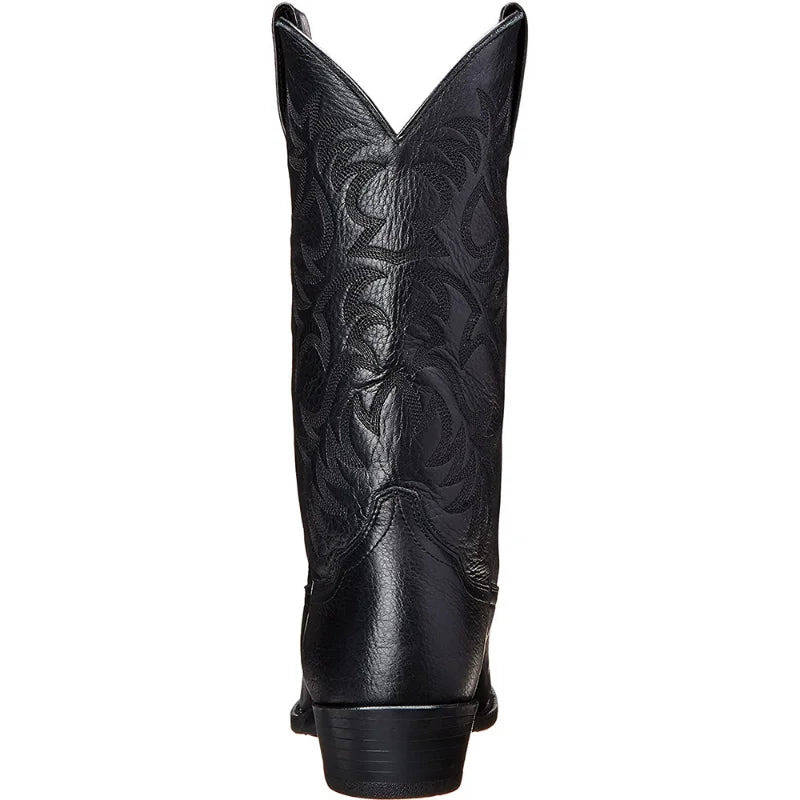 Botas Vaqueras Bordadas de Media Caña