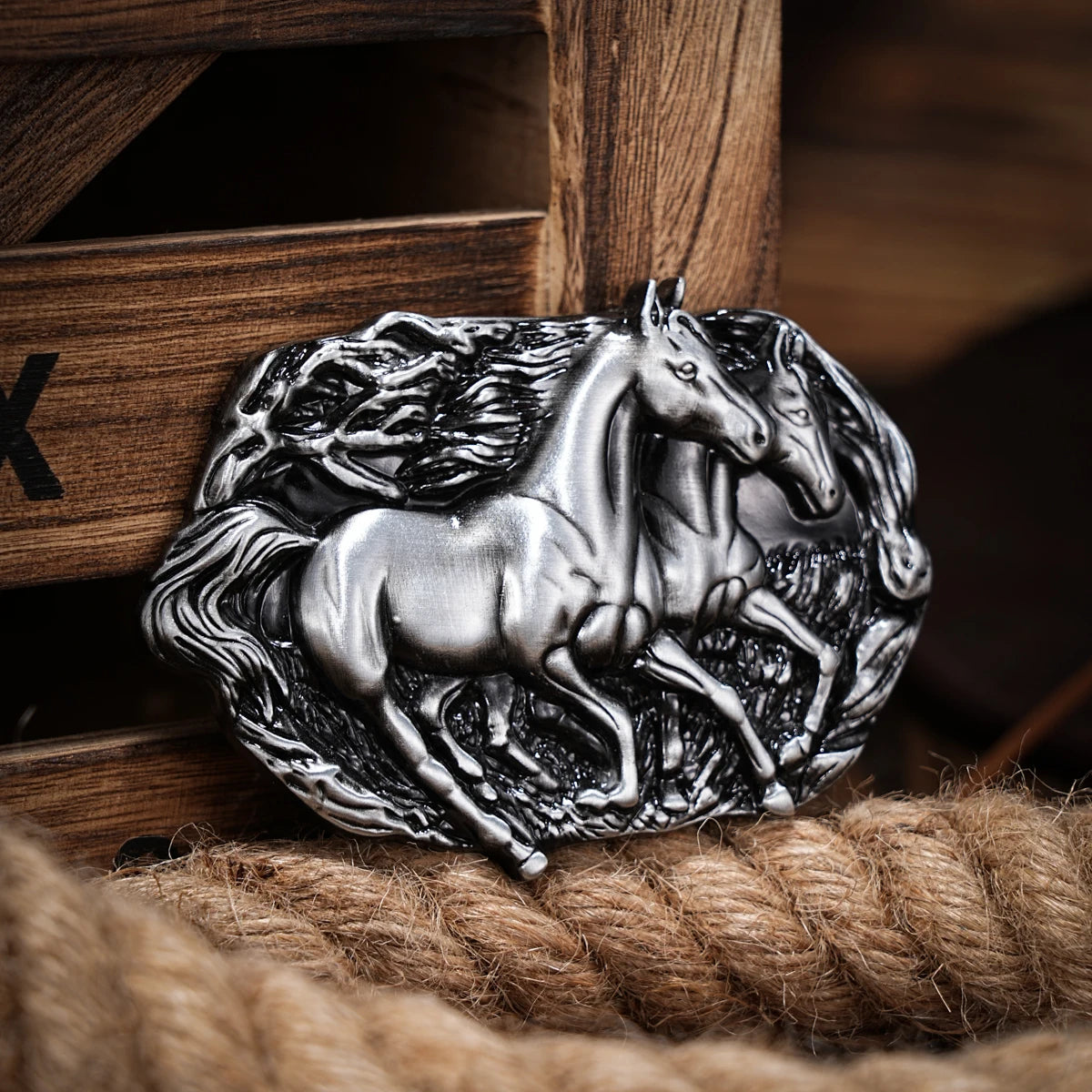 Hebilla Plata Rodeo Classic