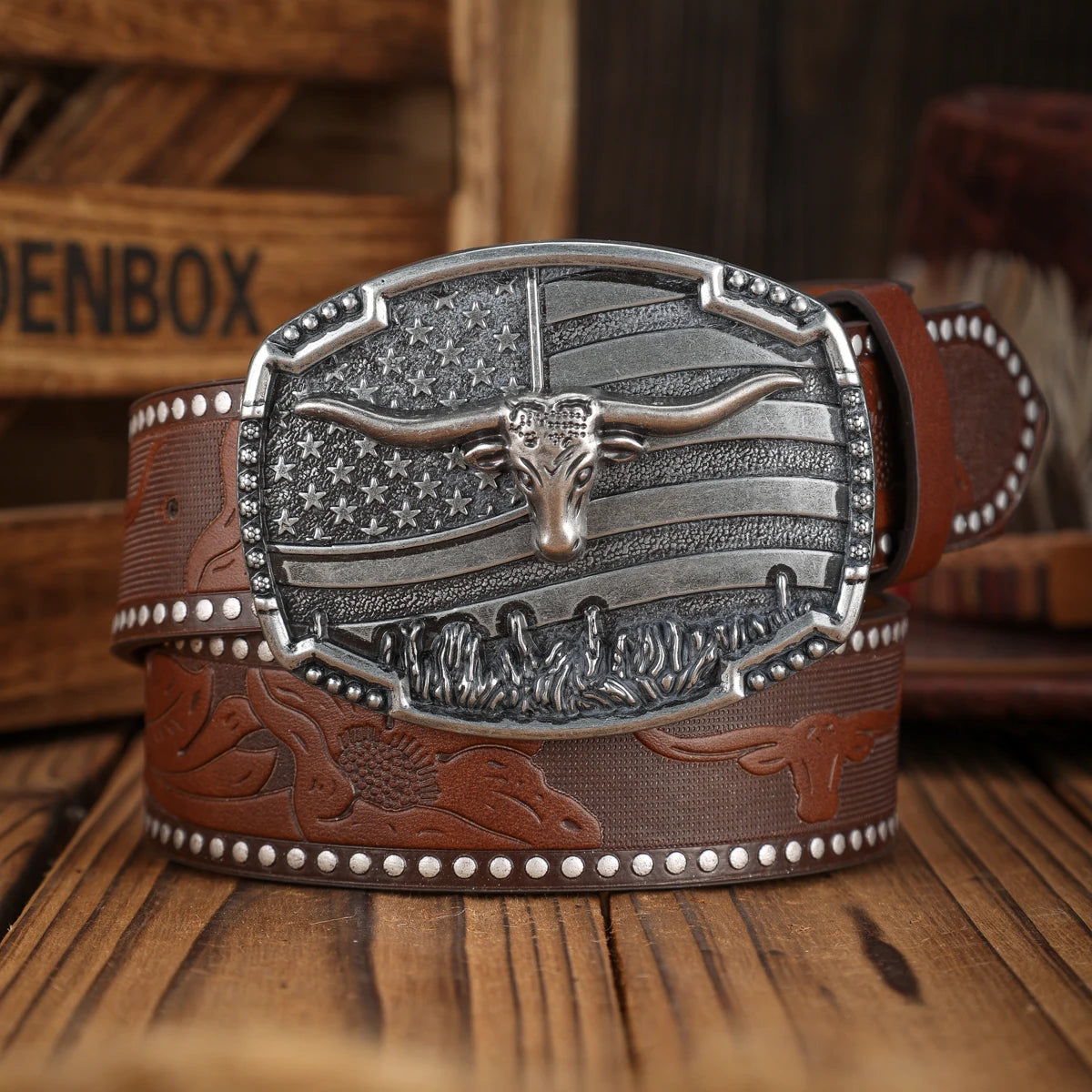 Cinturón Vaquero Heritage Denim | Estilo Western Vintage