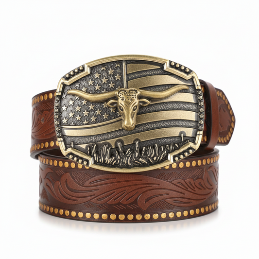 Cinturón Vaquero Heritage Denim | Estilo Western Vintage