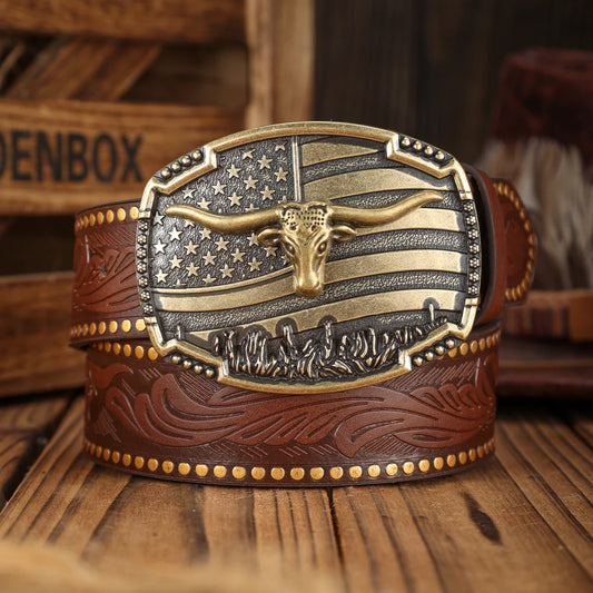 Cinturón Vaquero Heritage Denim | Estilo Western Vintage