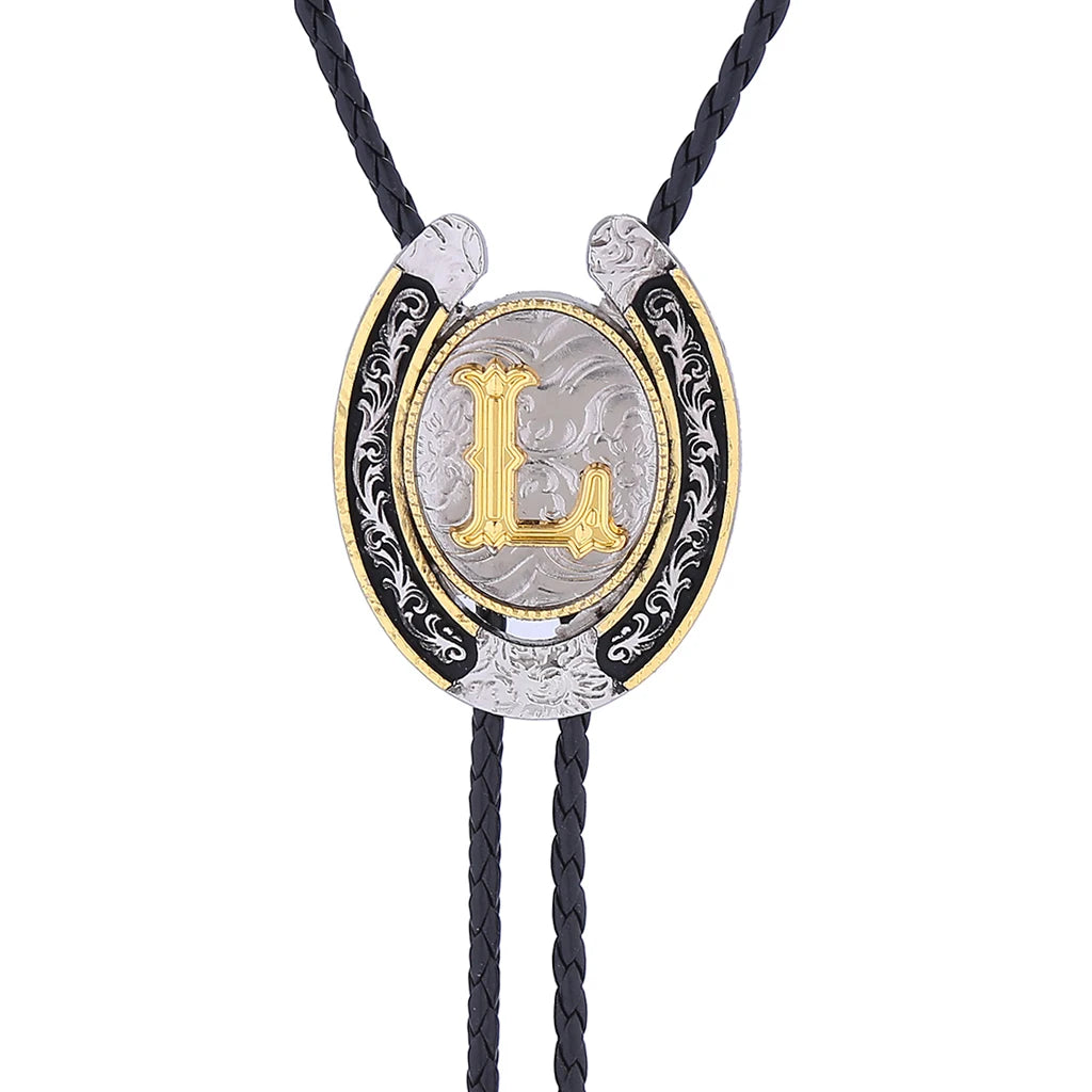 Corbata Vaquera "Herradura del Oeste" Bolo Tie Western Cowboy