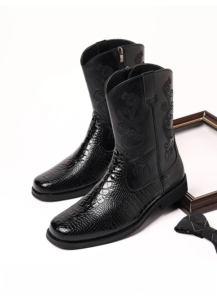 Botas Vaqueras Jinete Imperial para Hombre – Estilo Ecuestre Vintage