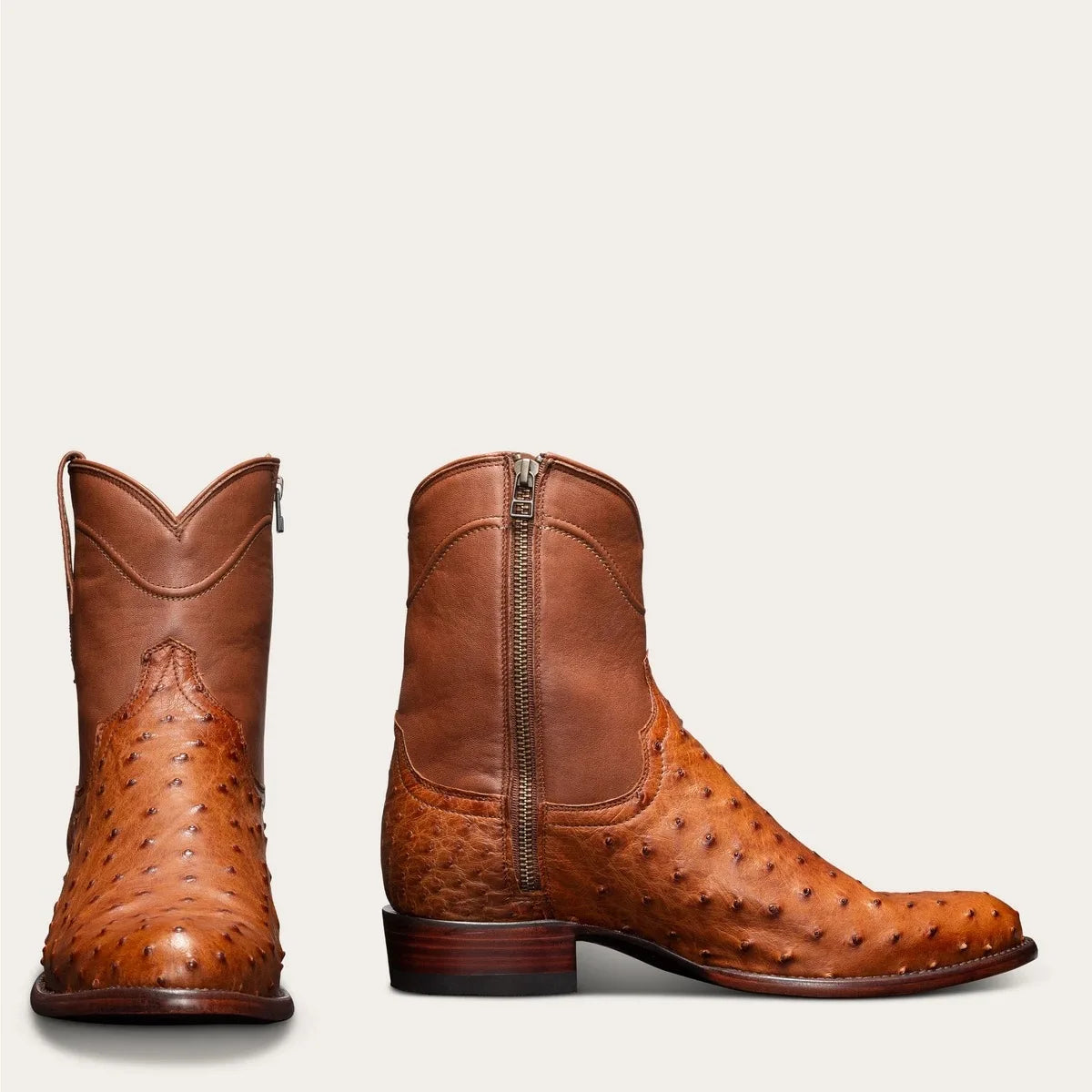 Botas Vaqueras Fortaleza Bravo para Hombre – Estilo Western con Cremallera Lateral